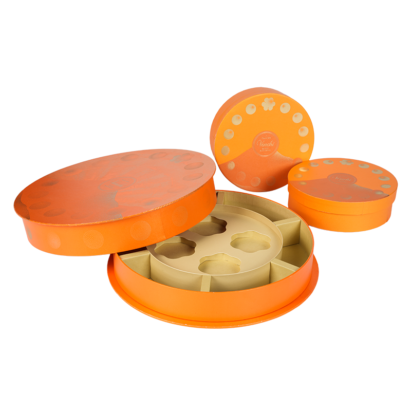 Pevná okrúhla bonboniéra odolná voči vlhkosti