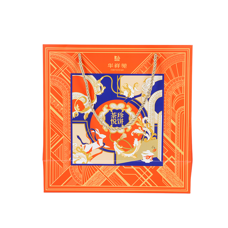 Vodoodolná taška na tortu z kraft/bielej lepenky