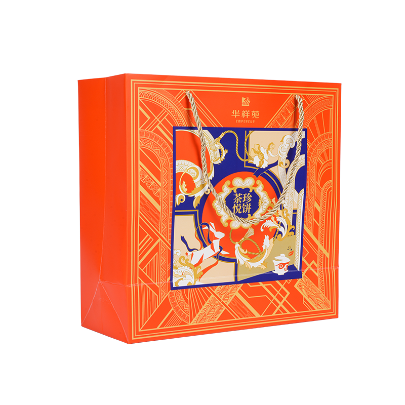 Vodoodolná taška na tortu z kraft/bielej lepenky