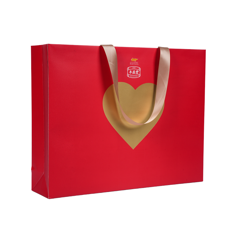 Vodotesná a za tepla razená kraftová papierová taška na jedlý olej