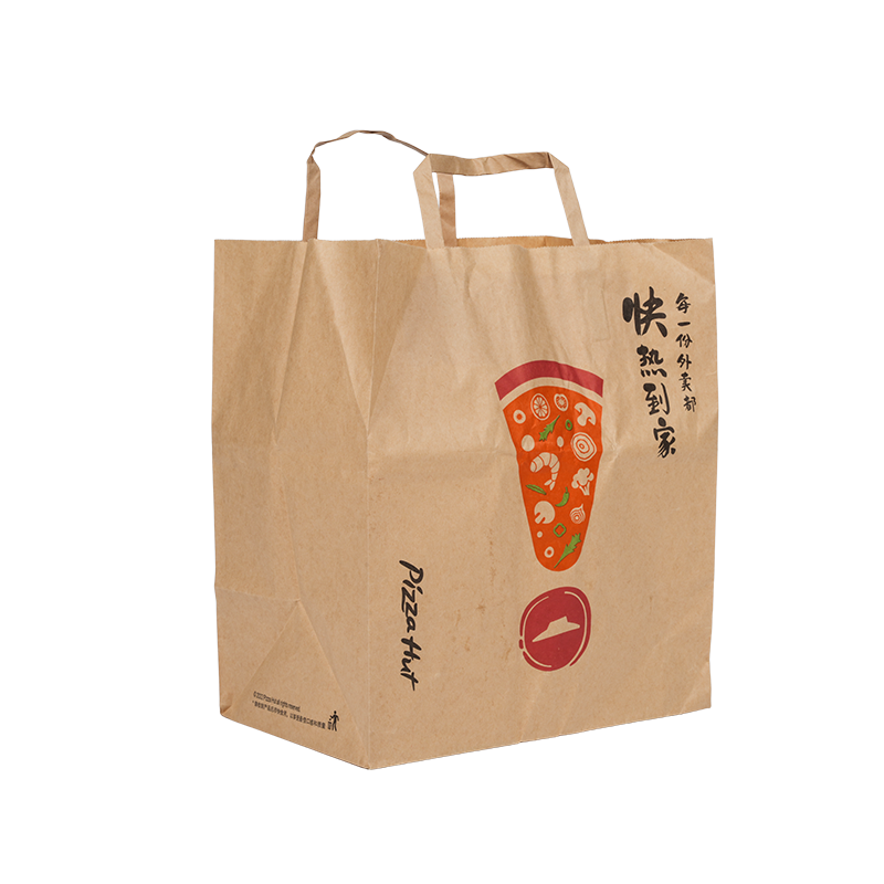 Vodoodolná taška na tortu z kraft/bielej lepenky