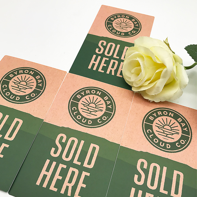 Potravinová kraftová nálepka – pekáreň a maloobchodná etiketa