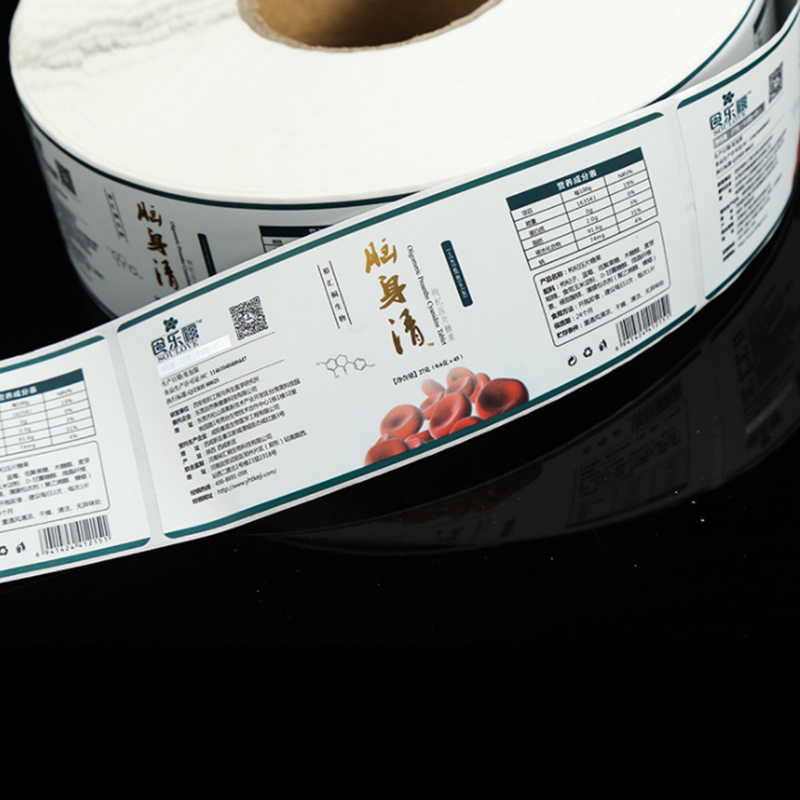 Samolepiace etikety na zdravotné doplnky