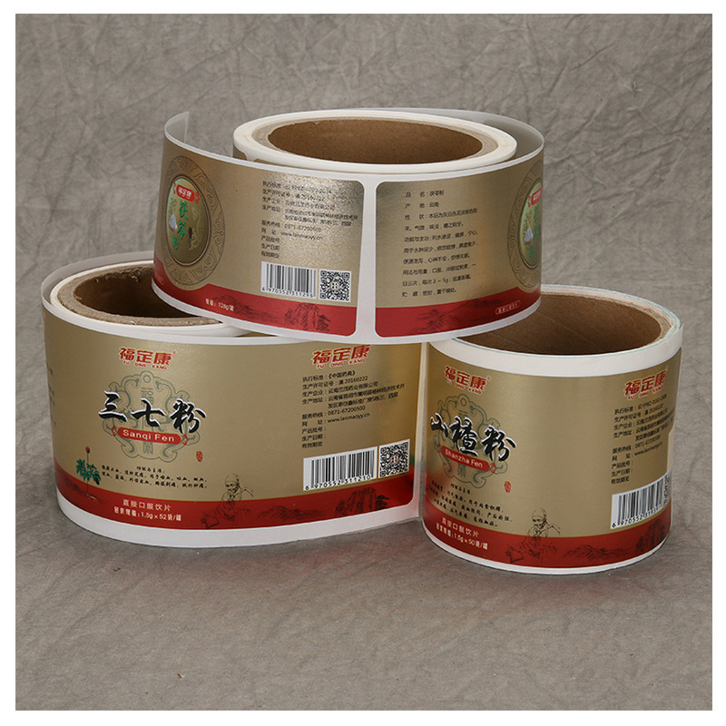 Samolepiace etikety na zdravotné doplnky